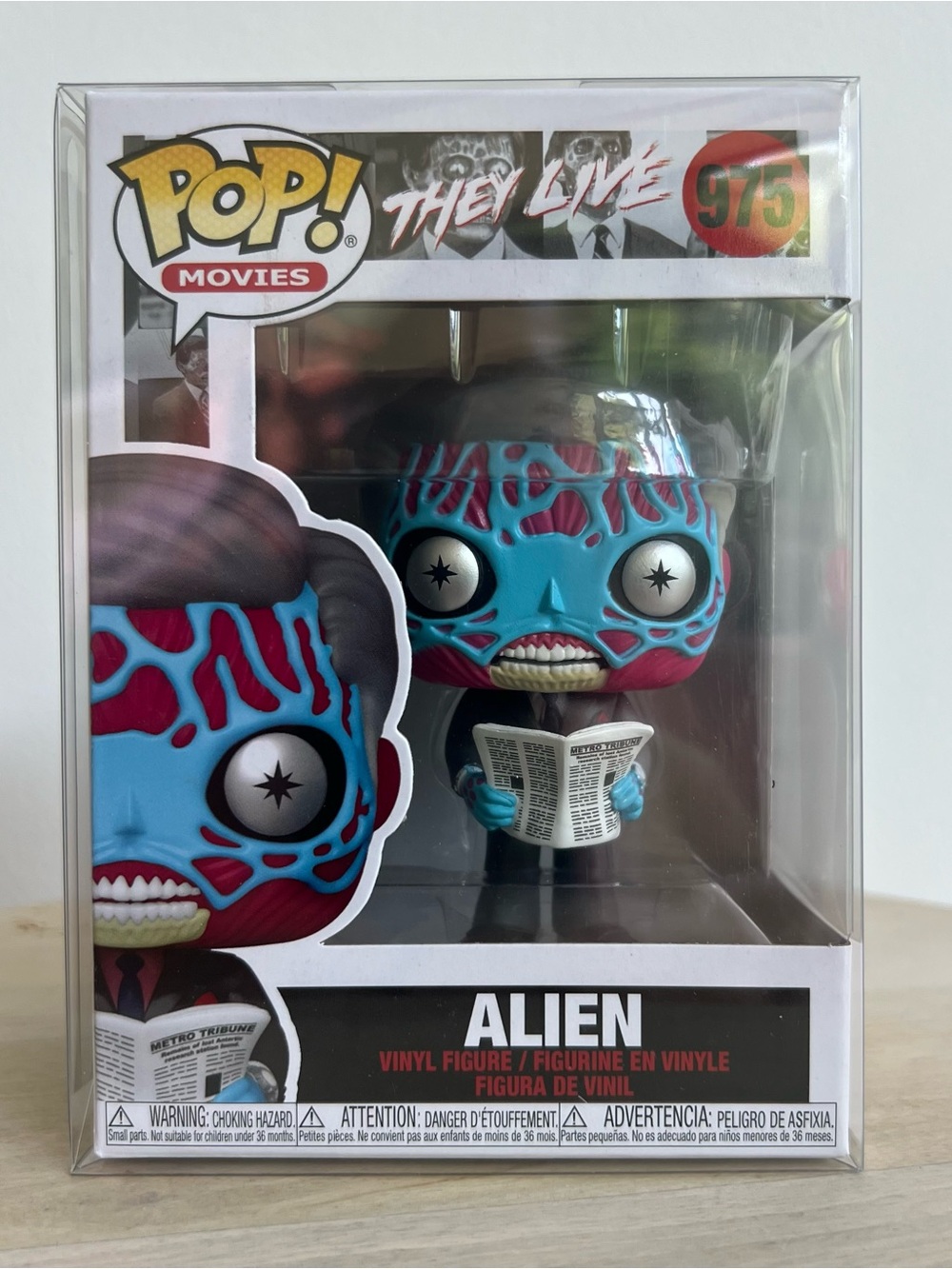 Funko POP! Movies They Live Alien #975 Vaulted 2021 New in Box w/ Protector